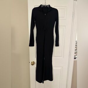 Athletic Black Women's flare jumpsuit